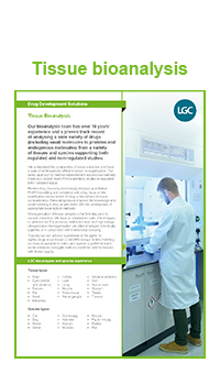 LGC Tissue Bioanalysis fact sheet