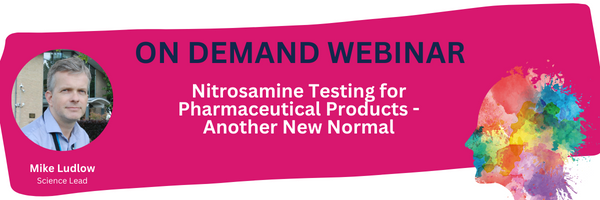 Nitrosamine Testing webinar